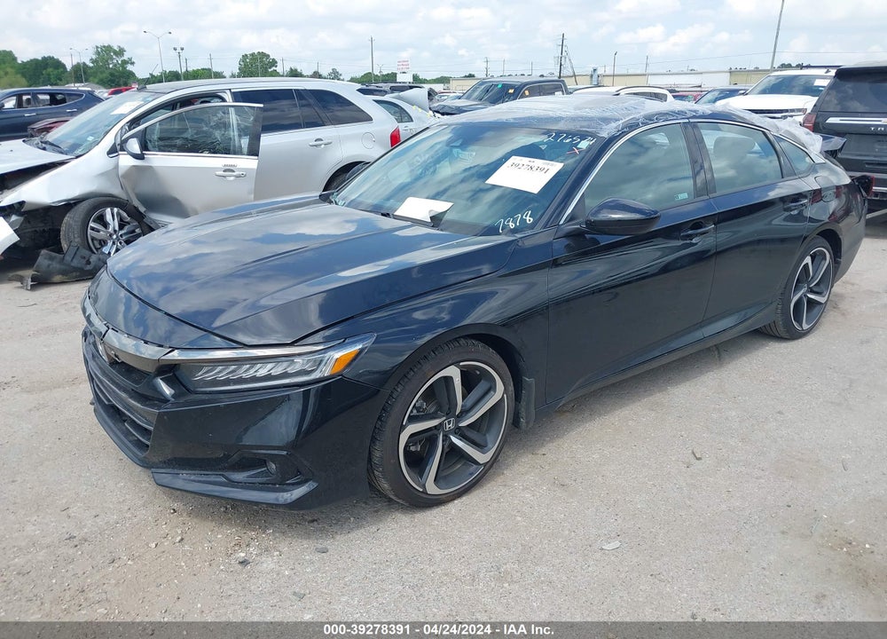 2022 HONDA ACCORD SPORT 2.0T VIN: 1HGCV2F30NA017878