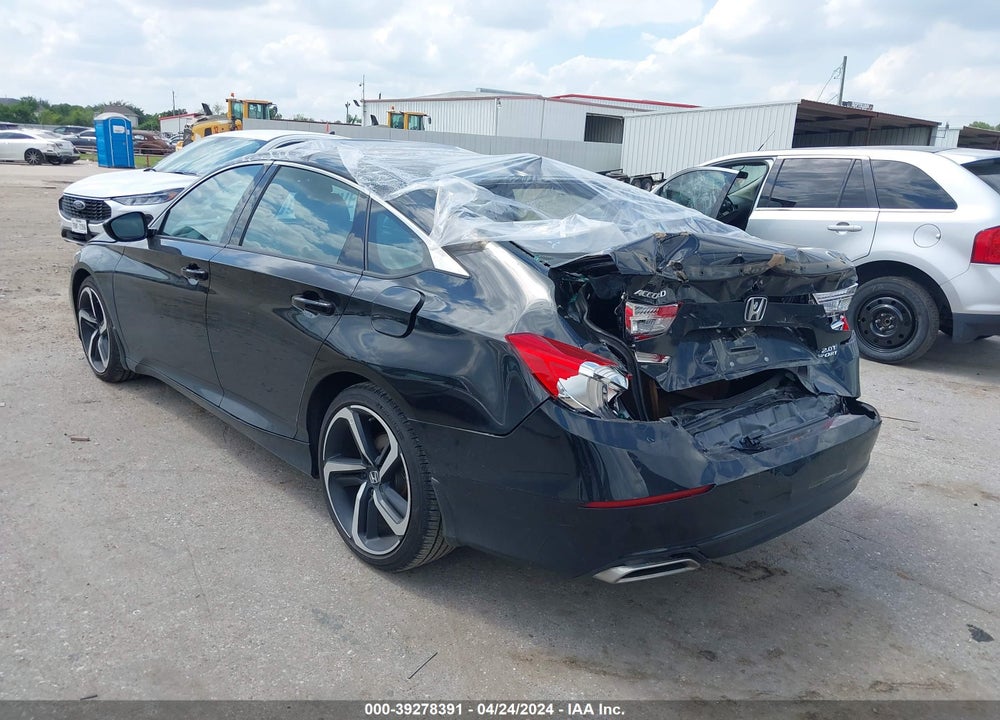 2022 HONDA ACCORD SPORT 2.0T VIN: 1HGCV2F30NA017878