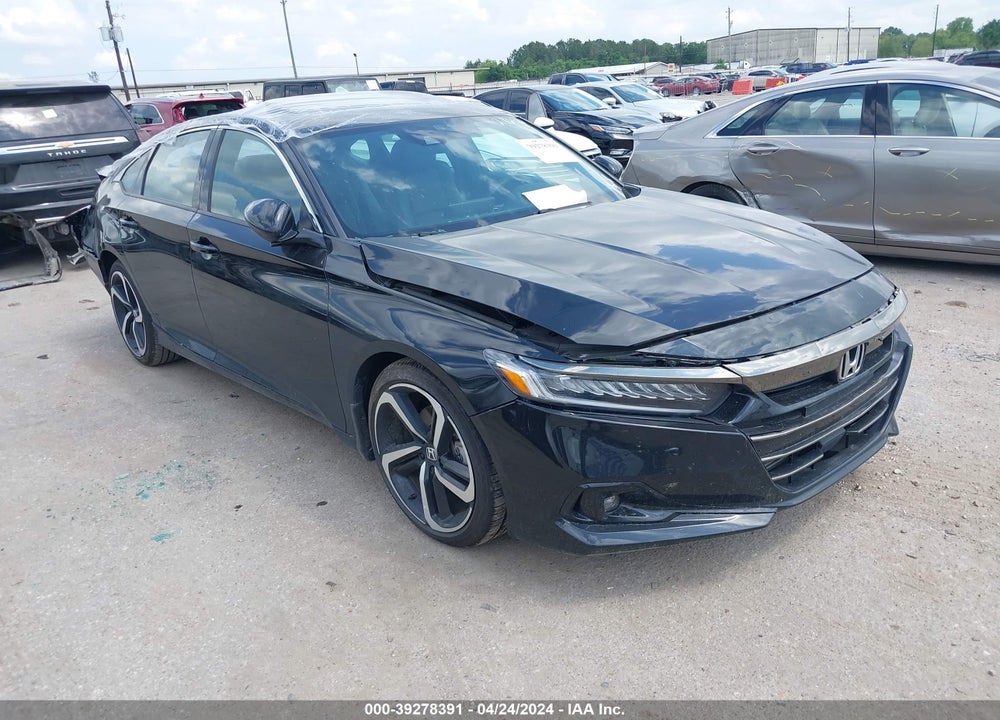 2022 HONDA ACCORD SPORT 2.0T VIN: 1HGCV2F30NA017878
