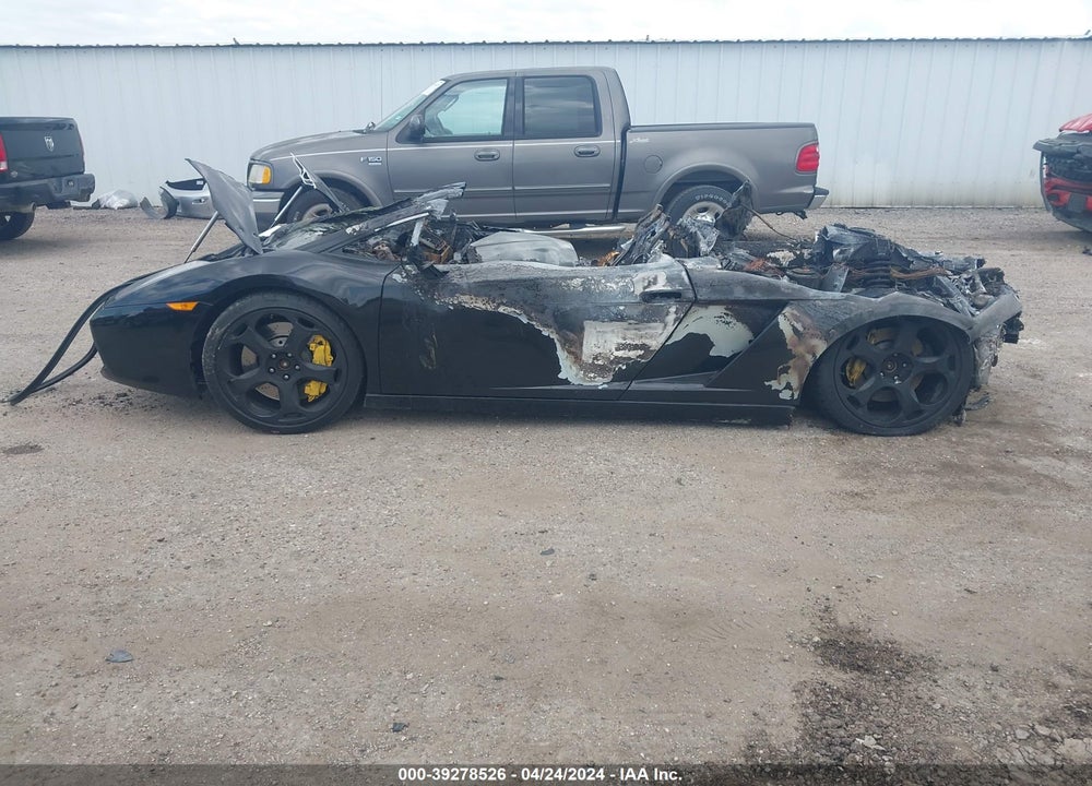 2005 LAMBORGHINI GALLARDO VIN: ZHWGU11S65LA02070
