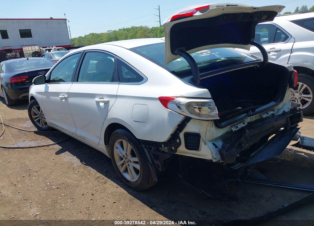 2016 HYUNDAI SONATA SE VIN: 5NPE24AFXGH405144
