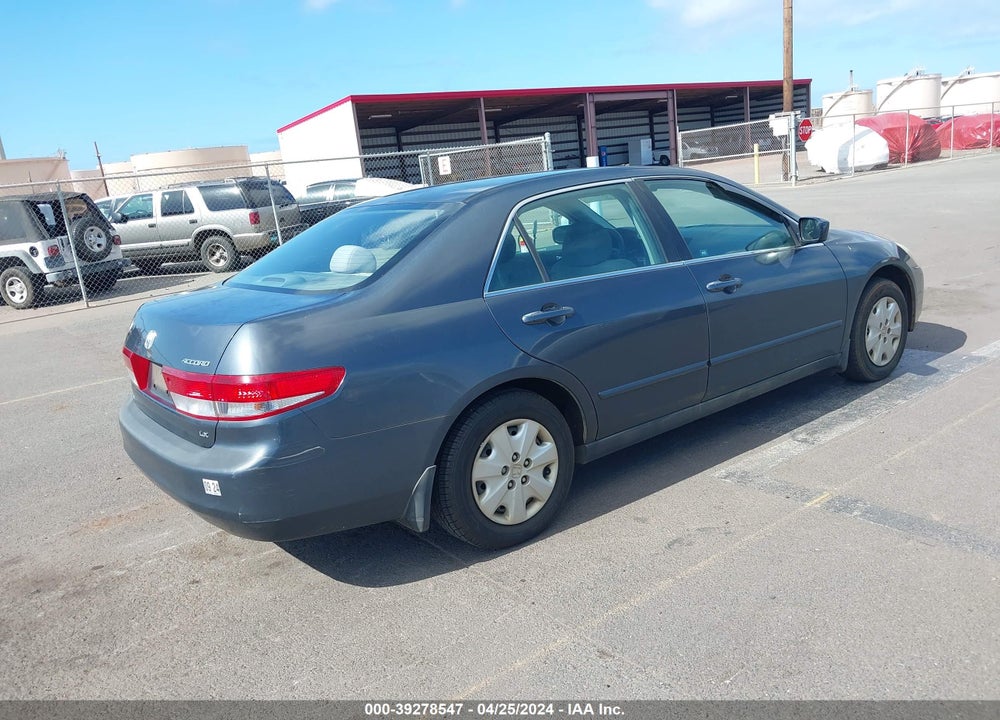 2004 HONDA ACCORD 2.4 LX VIN: 1HGCM563X4A147721