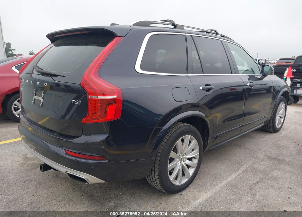 2016 VOLVO XC90 T6 MOMENTUM VIN: YV4A22PK9G1014238