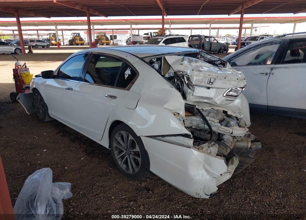 2015 HONDA ACCORD SPORT VIN: 1HGCR2F58FA236191