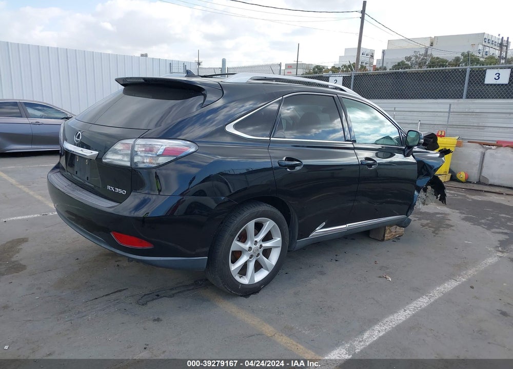 2012 LEXUS RX 350 VIN: 2T2ZK1BA4CC076484