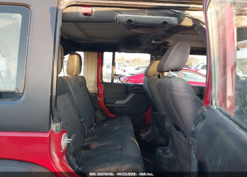 2012 JEEP WRANGLER UNLIMITED SPORT RHD VIN: 1C4BJWKG4CL287686