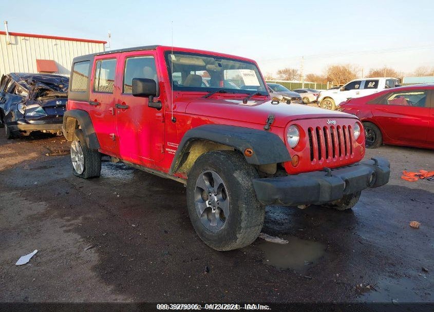 2012 JEEP WRANGLER UNLIMITED SPORT RHD VIN: 1C4BJWKG4CL287686