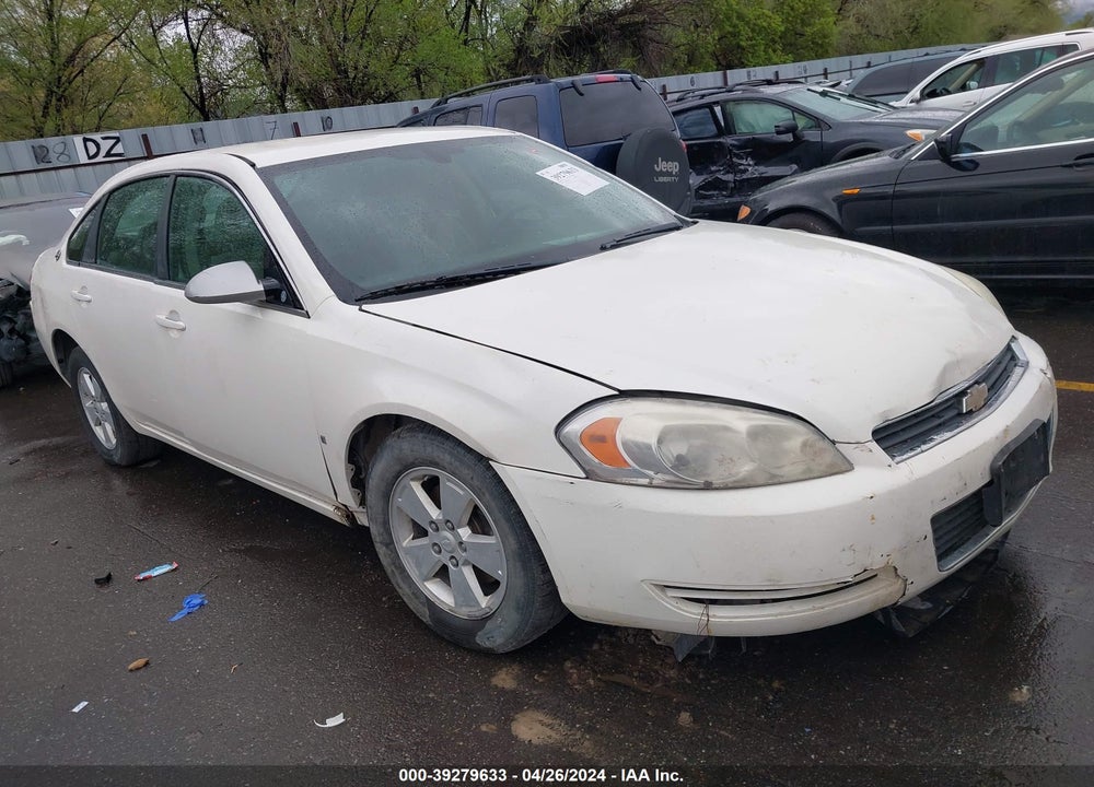 2008 CHEVROLET IMPALA LS VIN: 2G1WB58KX81257702