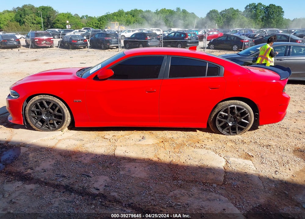 2018 DODGE CHARGER R/T SCAT PACK RWD VIN: 2C3CDXGJ5JH167013
