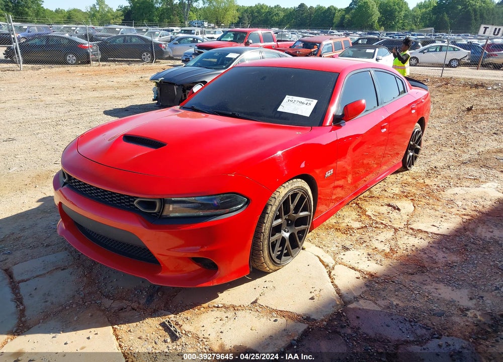 2018 DODGE CHARGER R/T SCAT PACK RWD VIN: 2C3CDXGJ5JH167013