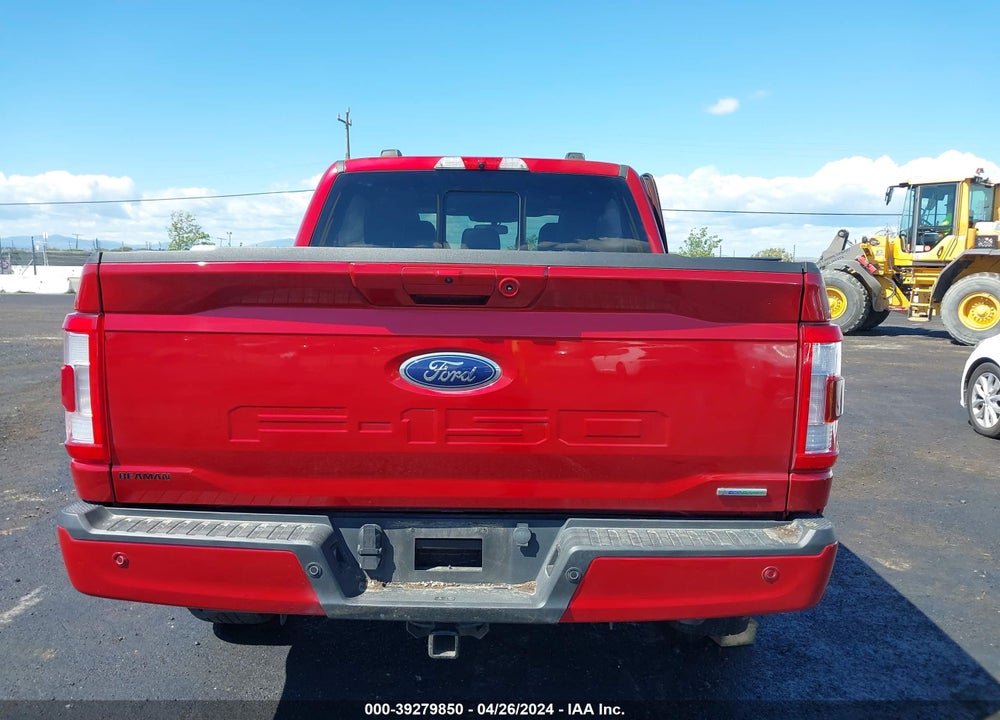 2022 FORD F-150 LARIAT VIN: 1FTFW1E80NFB09785