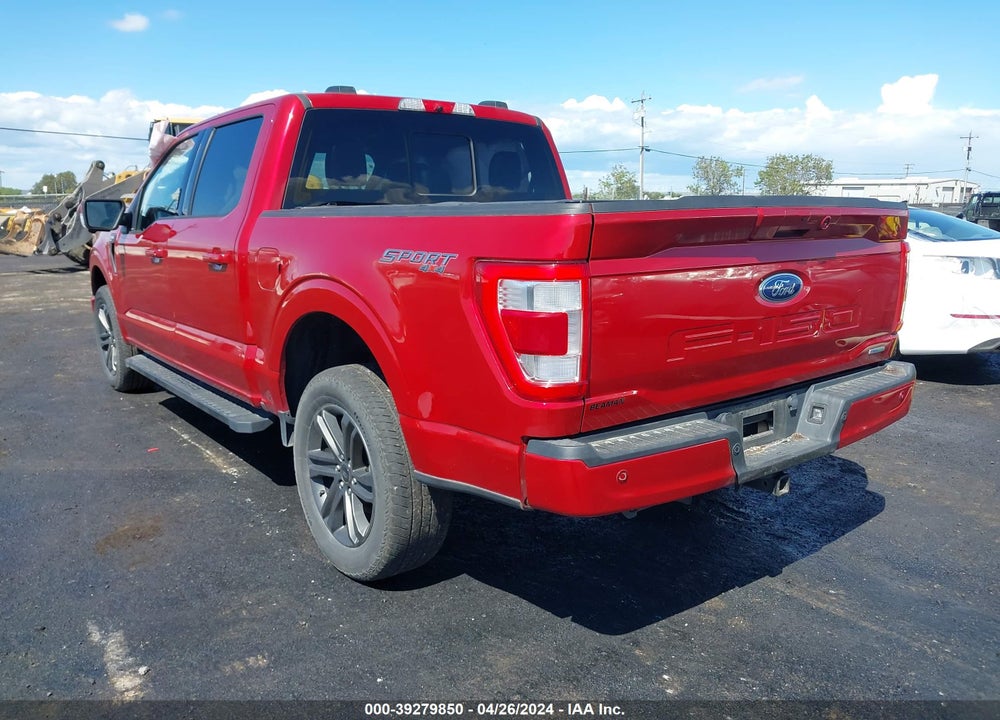 2022 FORD F-150 LARIAT VIN: 1FTFW1E80NFB09785