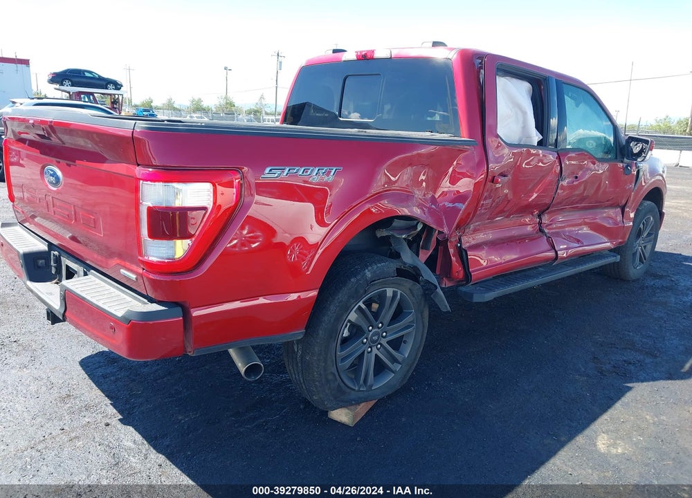 2022 FORD F-150 LARIAT VIN: 1FTFW1E80NFB09785