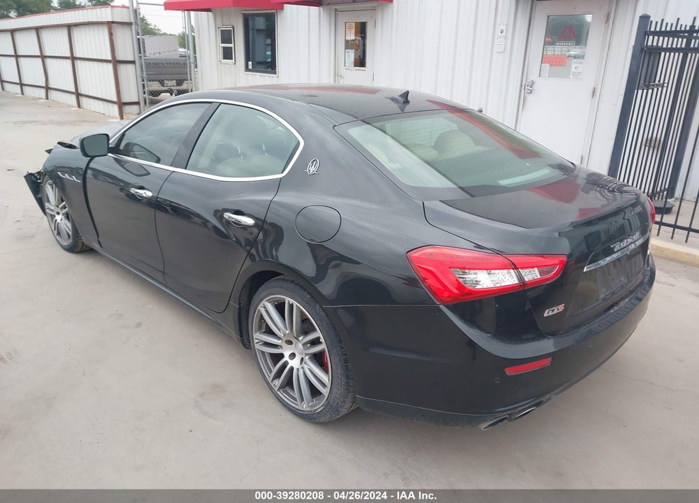 2014 MASERATI GHIBLI S Q4 VIN: ZAM57RTA7E1087502