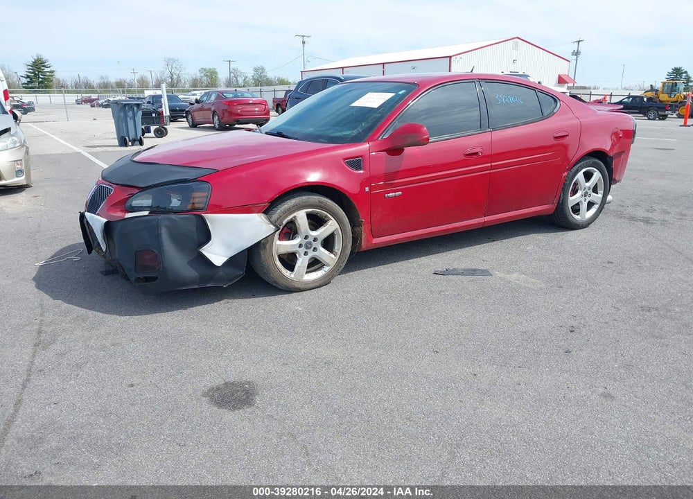 2006 PONTIAC GRAND PRIX GXP VIN: 2G2WC58C961250612