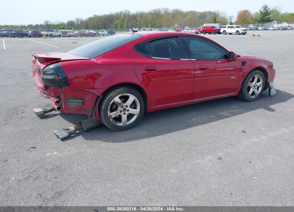 2006 PONTIAC GRAND PRIX GXP VIN: 2G2WC58C961250612