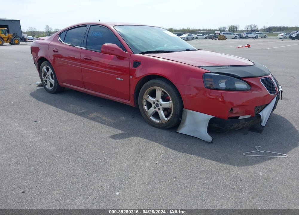 2006 PONTIAC GRAND PRIX GXP VIN: 2G2WC58C961250612