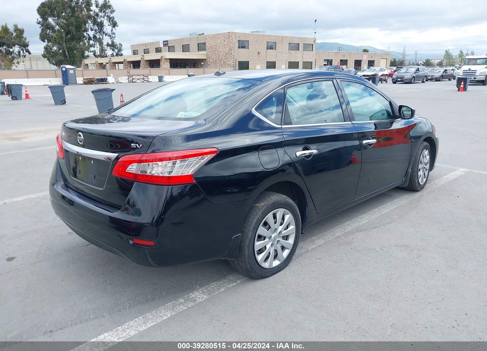 2015 NISSAN SENTRA SV VIN: 3N1AB7AP9FY256335