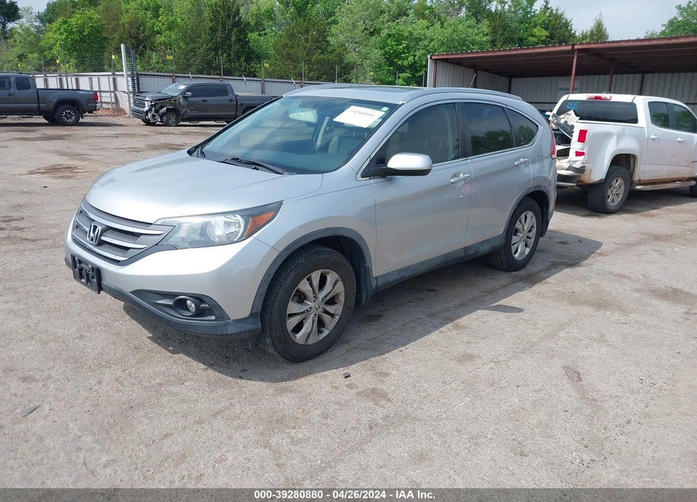 2012 HONDA CR-V EX-L VIN: JHLRM3H72CC000537