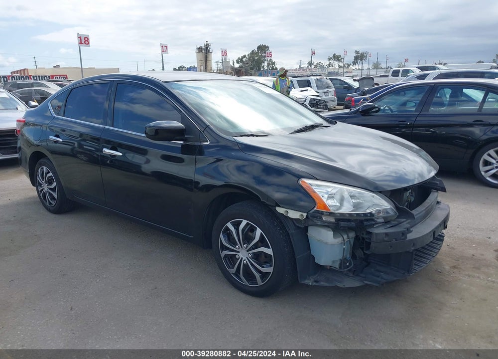 2015 NISSAN SENTRA SV VIN: 3N1AB7APXFY331978