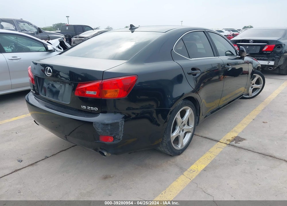 2007 LEXUS IS 250 VIN: JTHBK262072044309