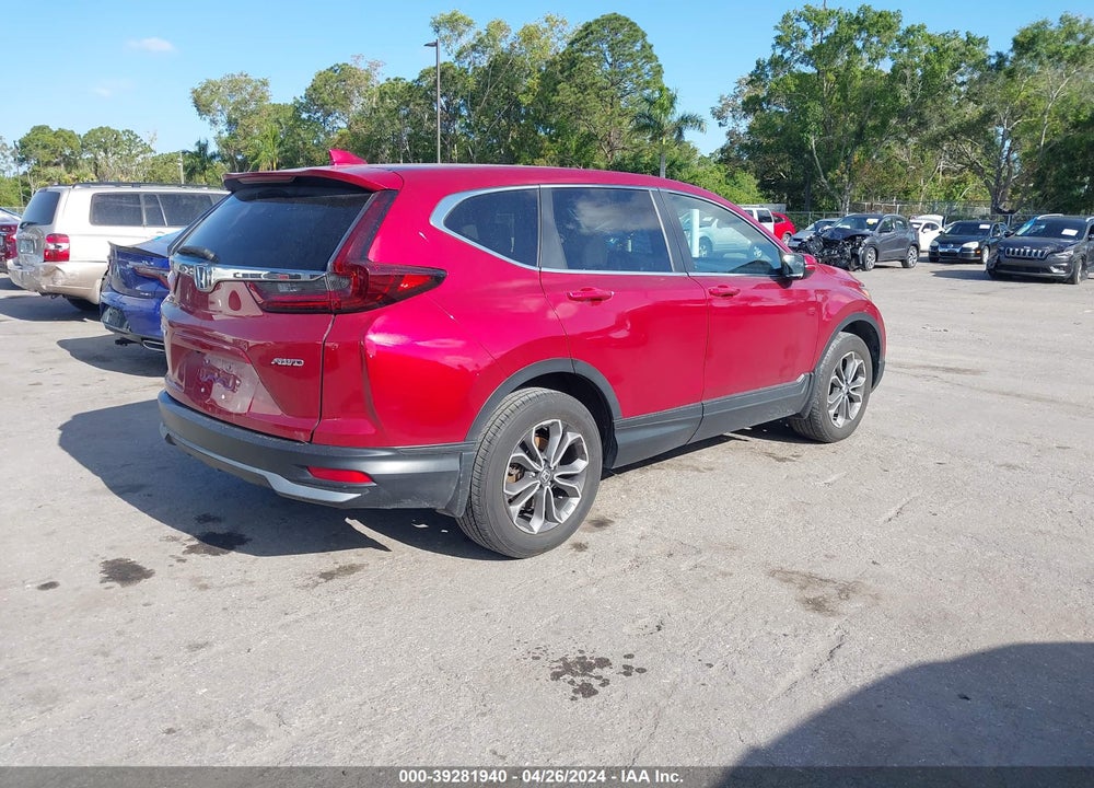 2021 HONDA CR-V AWD EX-L VIN: 5J6RW2H89MA009429
