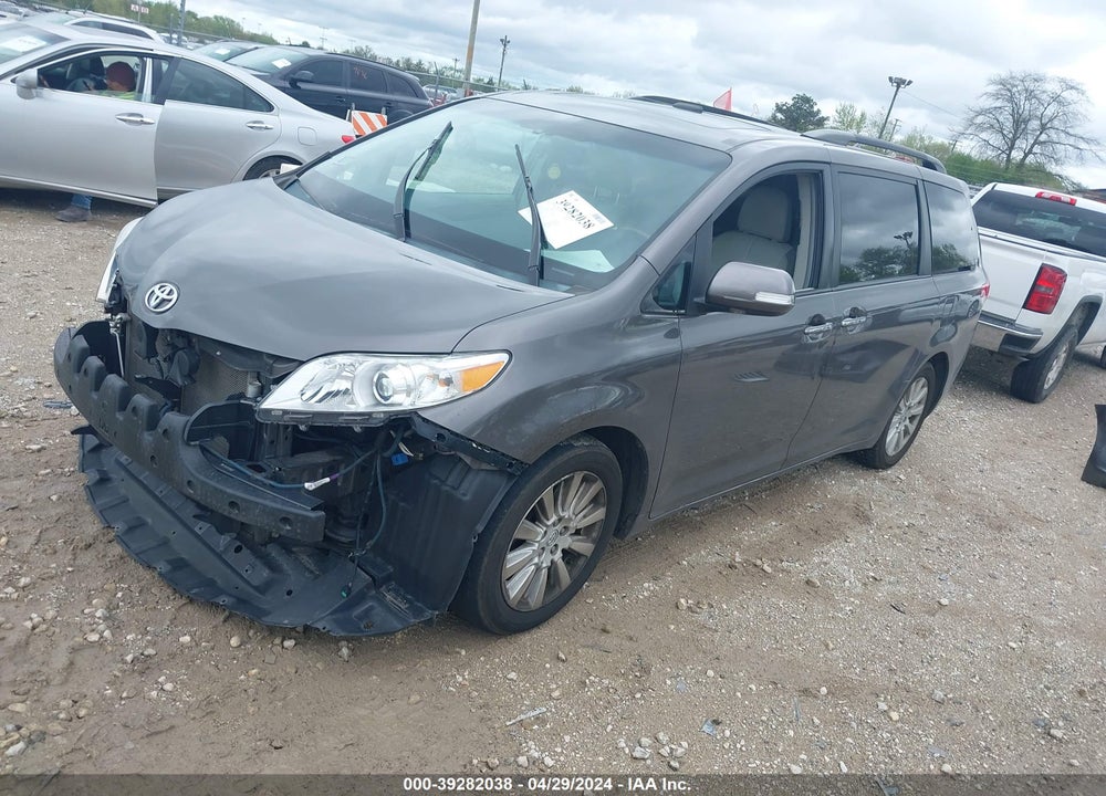 2013 TOYOTA SIENNA LIMITED 7 PASSENGER VIN: 5TDDK3DC5DS061123
