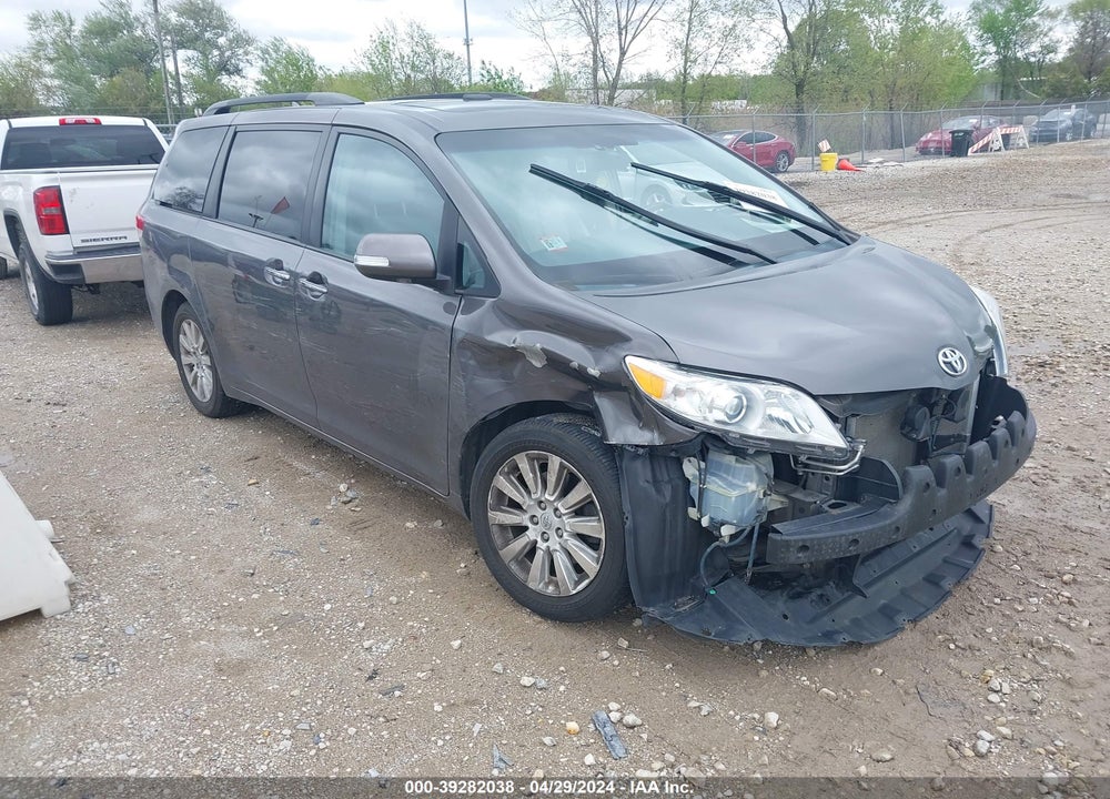 2013 TOYOTA SIENNA LIMITED 7 PASSENGER VIN: 5TDDK3DC5DS061123