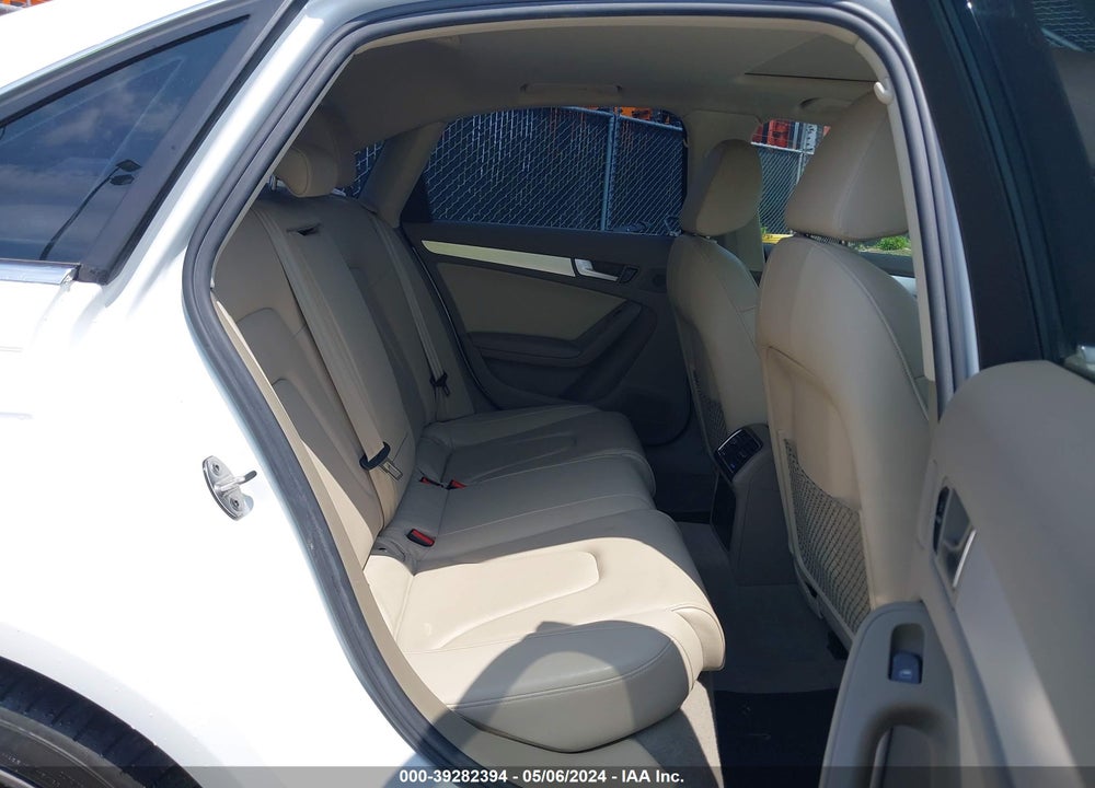 2012 AUDI A4 2.0T PREMIUM VIN: WAUFFAFL2CN020643