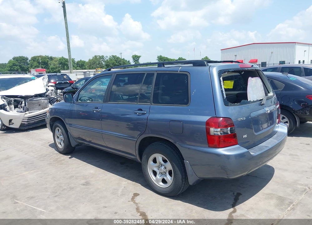 2006 TOYOTA HIGHLANDER V6 VIN: JTEGP21A360120540