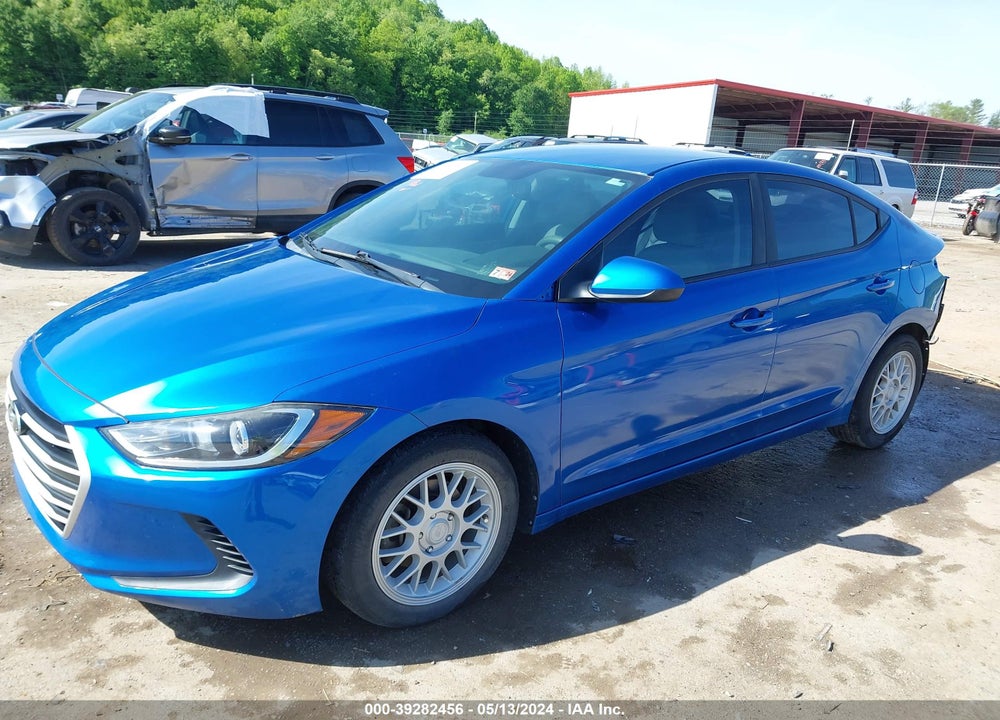 2017 HYUNDAI ELANTRA SE VIN: 5NPD74LF9HH101881