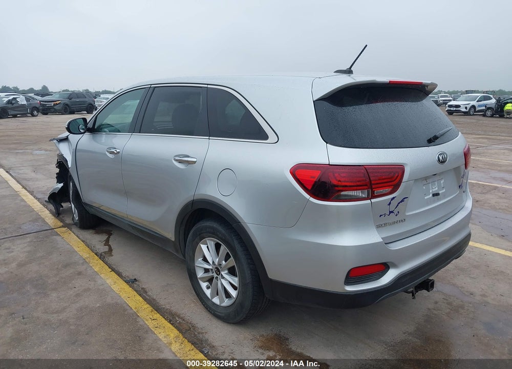 2020 KIA SORENTO 3.3L LX VIN: 5XYPG4A58LG631542