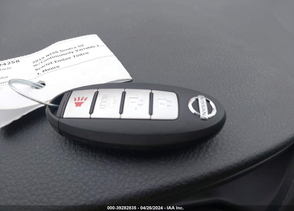 2019 NISSAN SENTRA SV VIN: 3N1AB7AP4KY388204