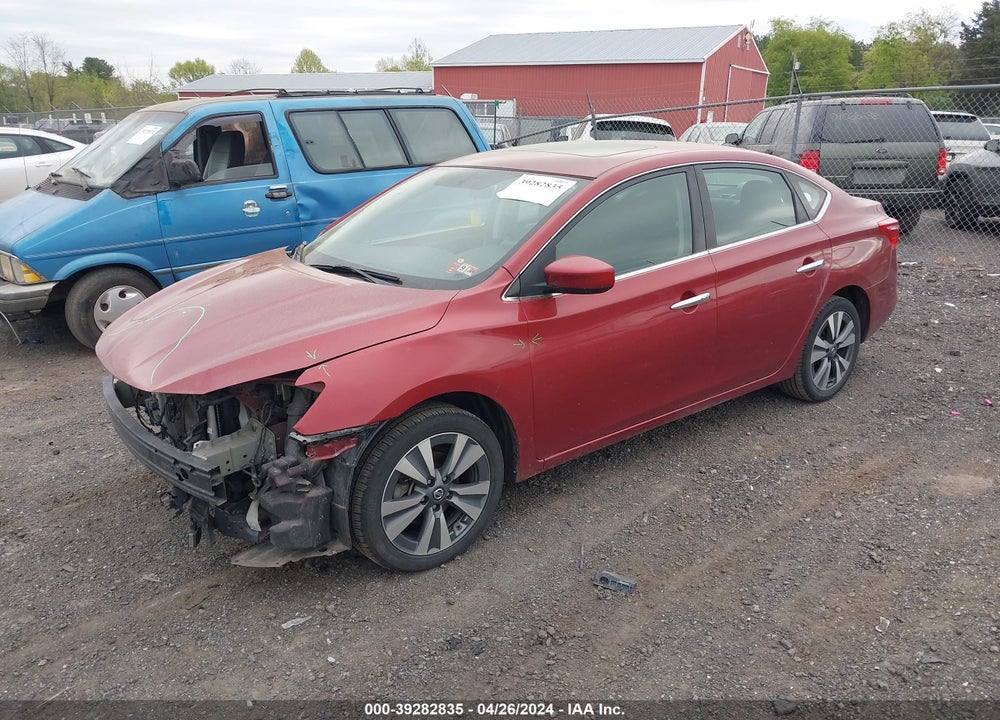 2019 NISSAN SENTRA SV VIN: 3N1AB7AP4KY388204