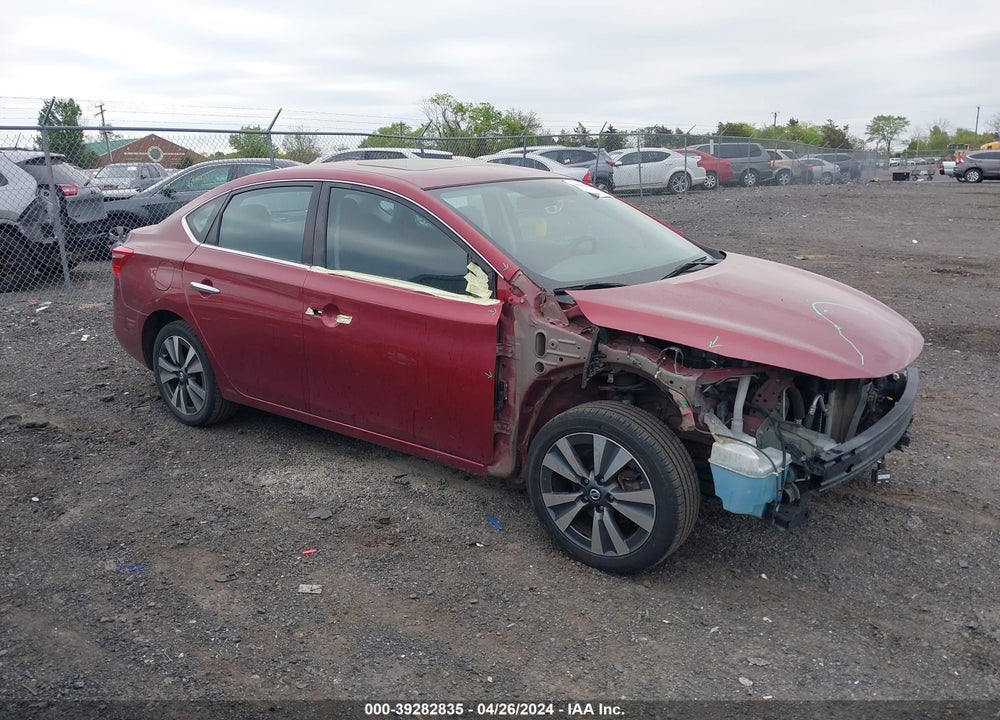 2019 NISSAN SENTRA SV VIN: 3N1AB7AP4KY388204