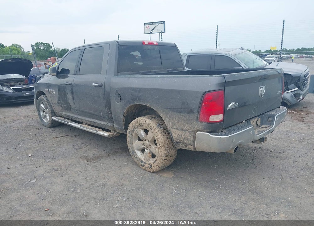2018 RAM 1500 BIG HORN 4X4 5'7 BOX VIN: 3C6RR7LT5JG226809