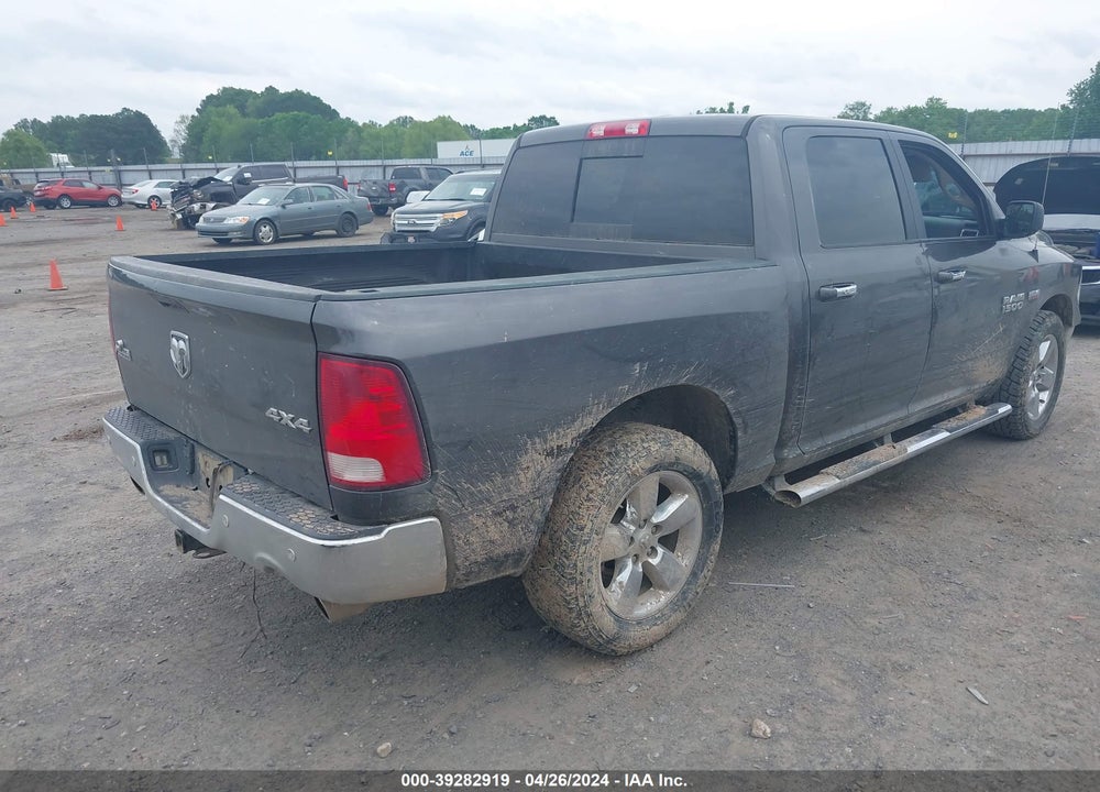 2018 RAM 1500 BIG HORN 4X4 5'7 BOX VIN: 3C6RR7LT5JG226809
