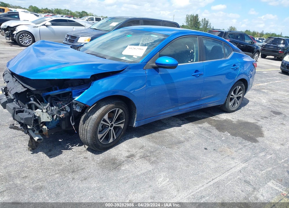 2021 NISSAN SENTRA SV XTRONIC CVT VIN: 3N1AB8CV5MY285233