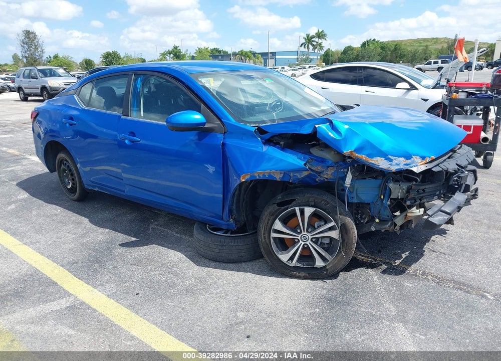 2021 NISSAN SENTRA SV XTRONIC CVT VIN: 3N1AB8CV5MY285233