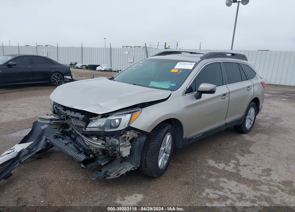 2017 SUBARU OUTBACK 2.5I PREMIUM VIN: 4S4BSAHC2H3386742