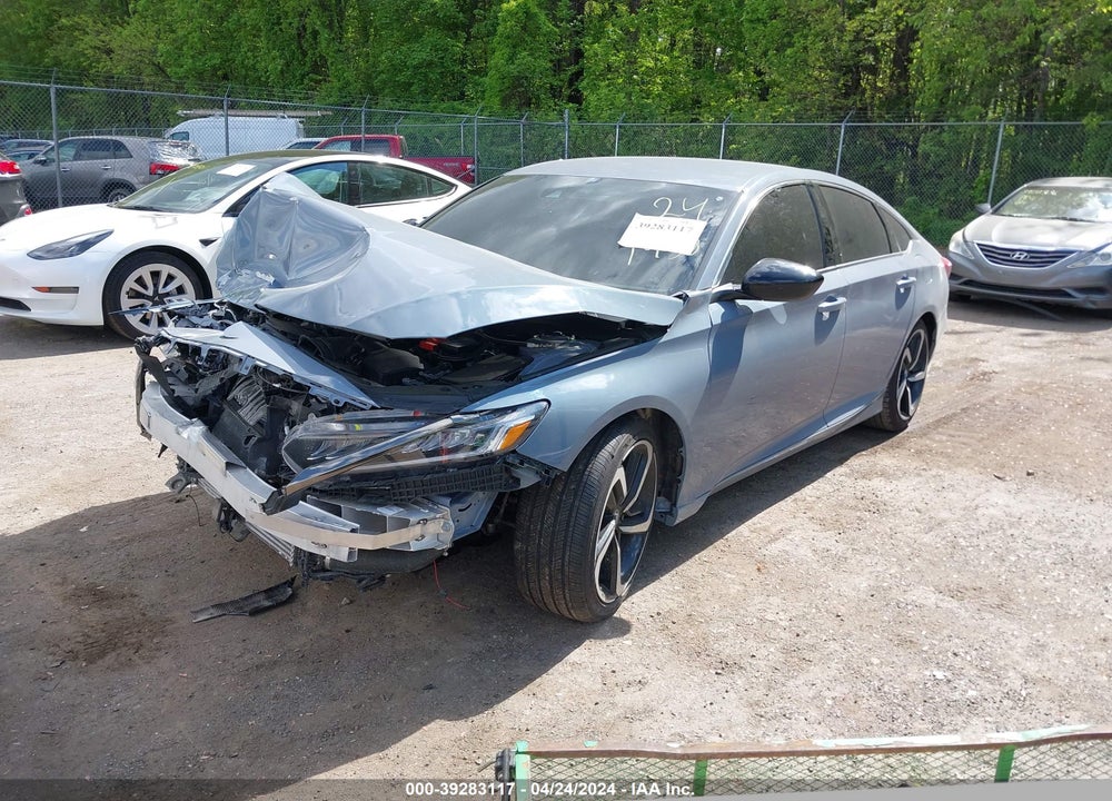 2022 HONDA ACCORD SPORT VIN: 1HGCV1F30NA066377