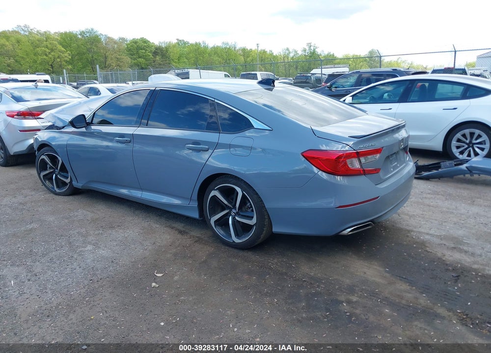 2022 HONDA ACCORD SPORT VIN: 1HGCV1F30NA066377