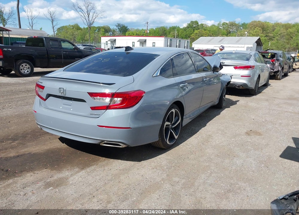 2022 HONDA ACCORD SPORT VIN: 1HGCV1F30NA066377