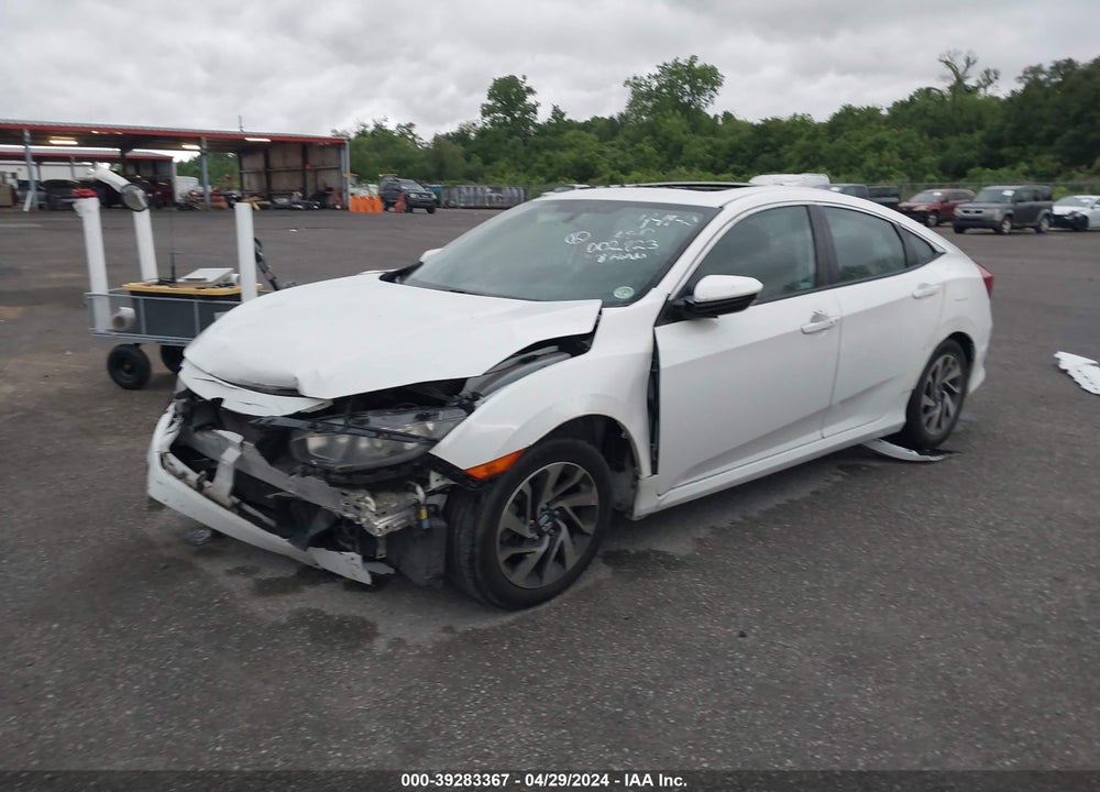 2018 HONDA CIVIC EX VIN: 19XFC2F75JE002823