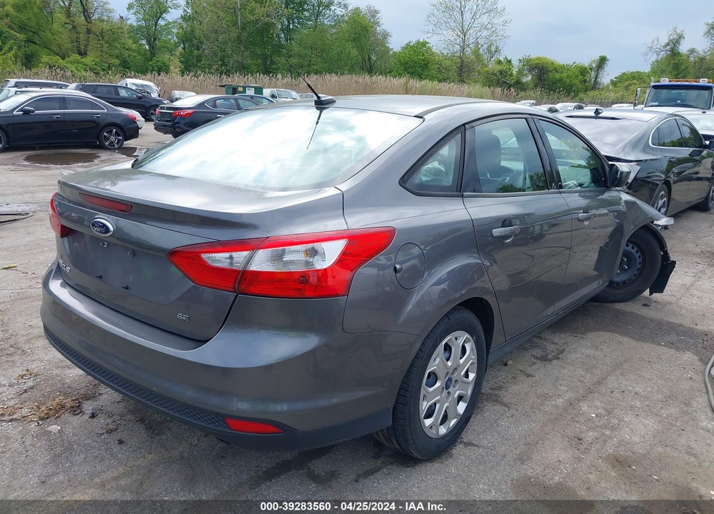 2012 FORD FOCUS SE VIN: 1FAHP3F24CL309438