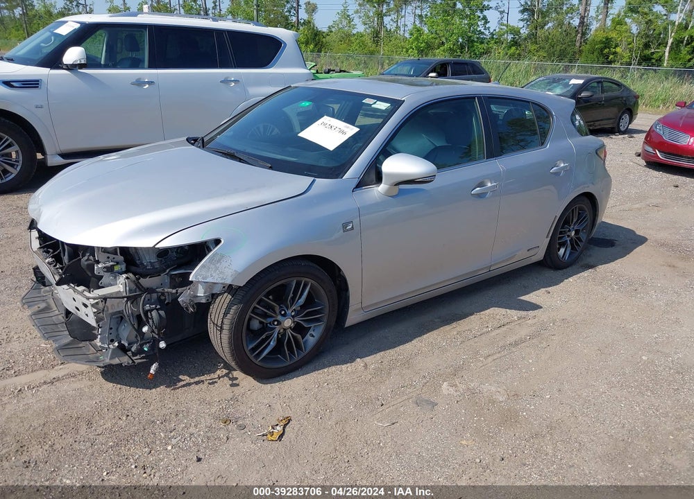 2012 LEXUS CT 200H PREMIUM VIN: JTHKD5BH4C2061579