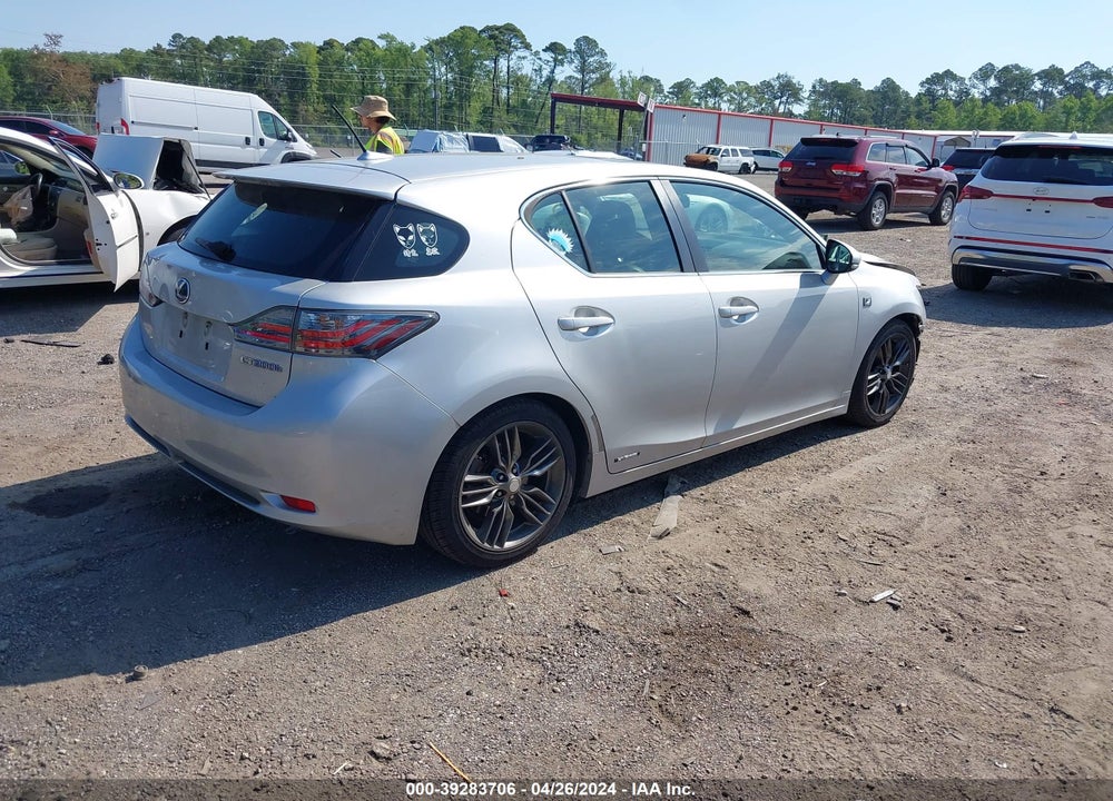 2012 LEXUS CT 200H PREMIUM VIN: JTHKD5BH4C2061579