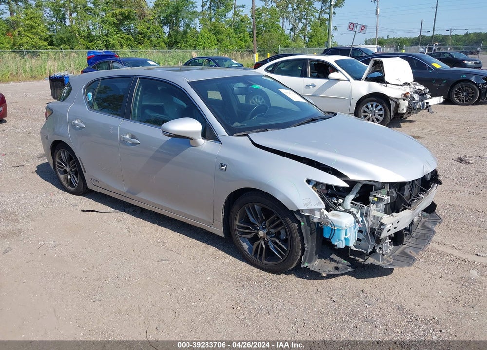2012 LEXUS CT 200H PREMIUM VIN: JTHKD5BH4C2061579