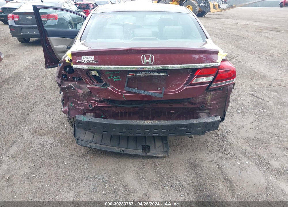 2014 HONDA CIVIC LX VIN: 19XFB2F53EE052529