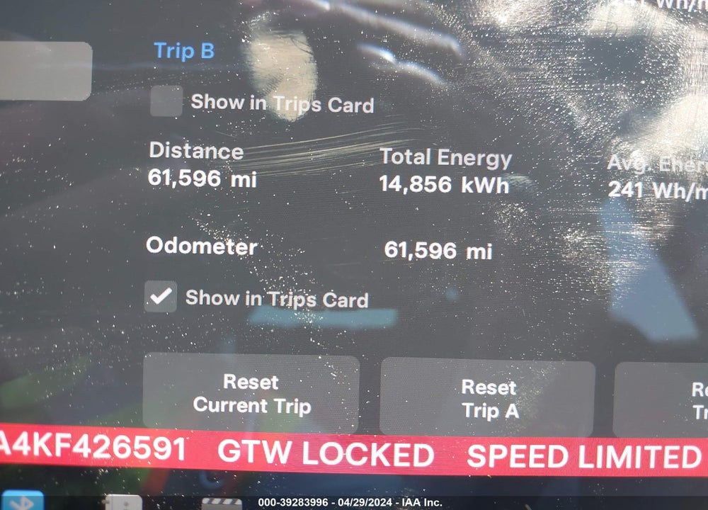 2019 TESLA MODEL 3 LONG RANGE/MID RANGE/STANDARD RANGE/STANDARD RANGE PLUS VIN: 5YJ3E1EA4KF426591